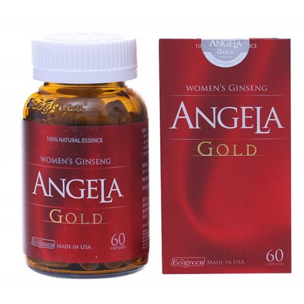 Sâm Angela Gold, hỗ trợ cân bằng nội tiết tố nữ, làm chậm mãn kinh, chống lão hóa (60 viên)