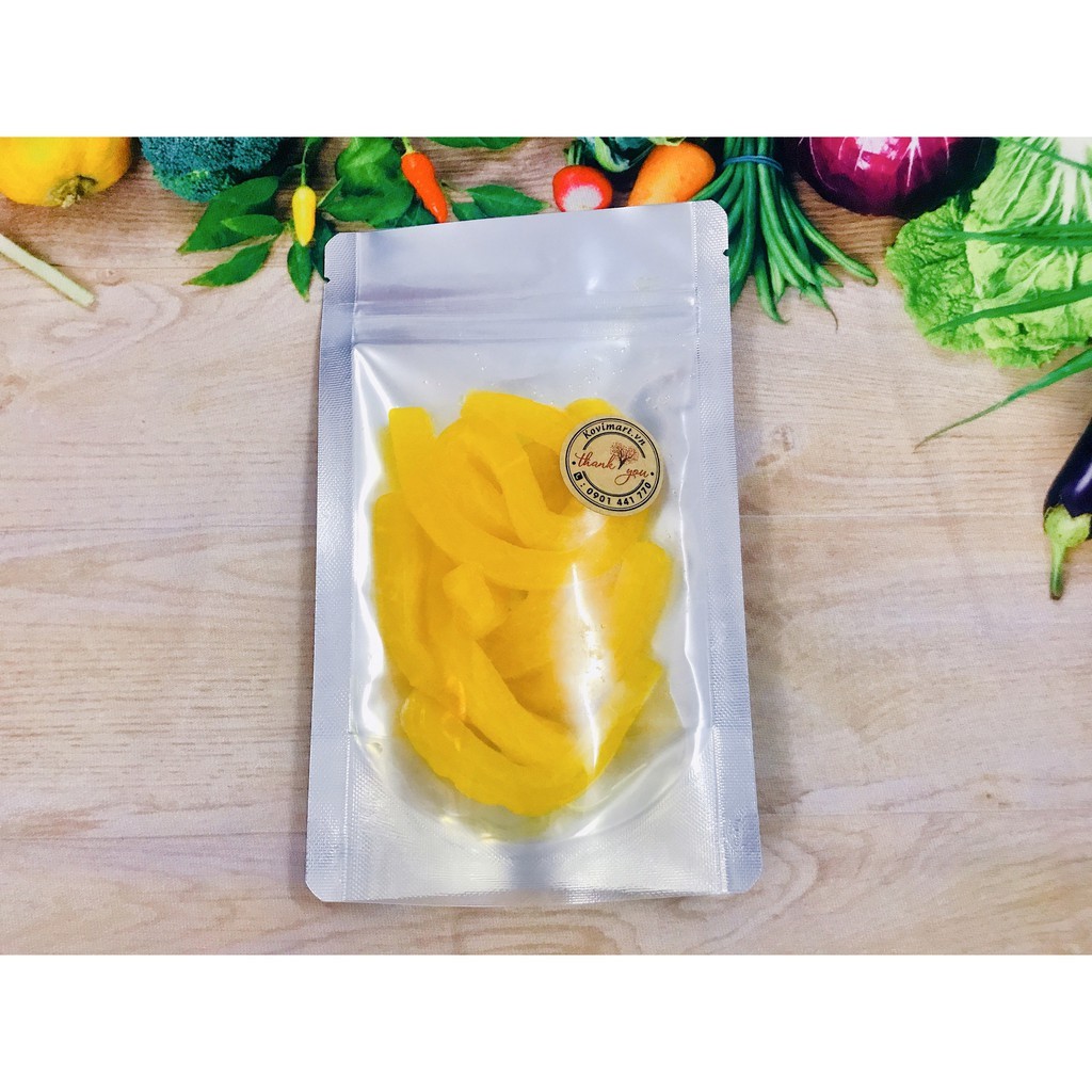 CỦ CẢI VÀNG MUỐI NGON DẠNG LÁT 200G