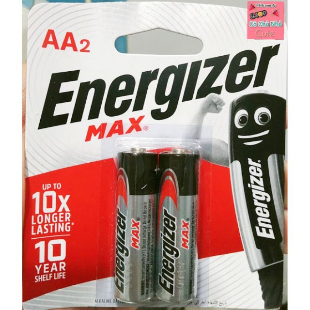Combo 5 vĩ Pin AA Energizer Max E91 BP2 (Vĩ 2 viên)