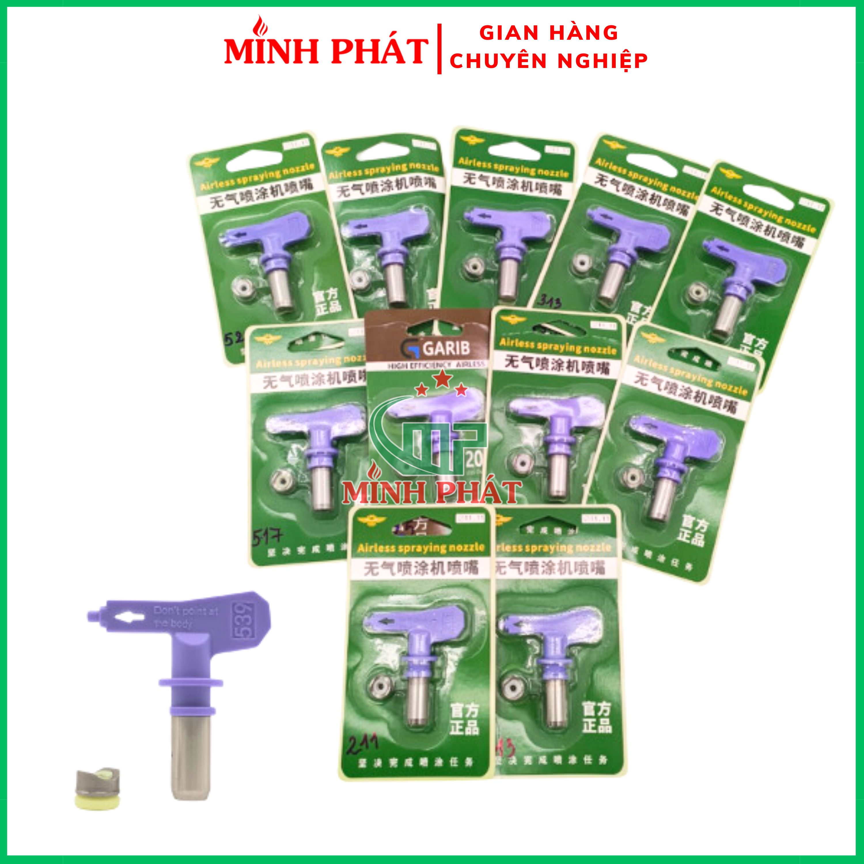 Béc Phun Sơn - Béc Phun Bột Trét Minh Phát
