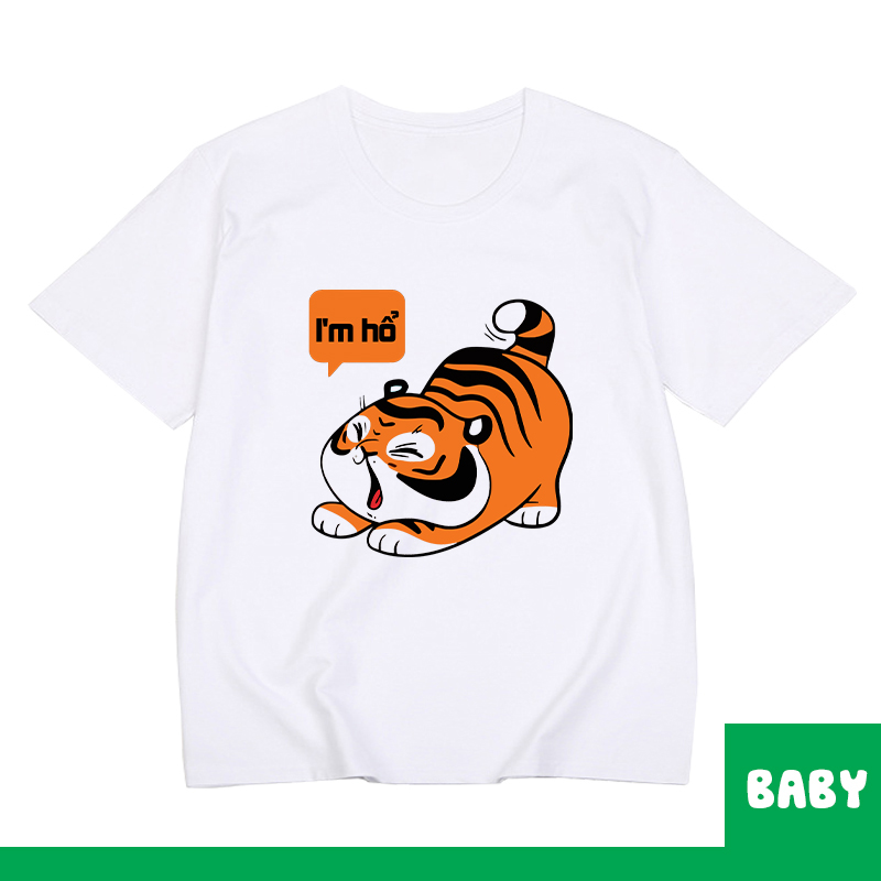 Áo thun bé gái, áo bé gái Im Hổ cực dễ thương chất vải cotton hàn quốc mềm mịn và thoáng mátBGBB10 LAVIE CLOTHING