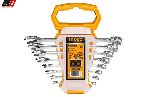 Bộ 8 cờ lê vòng  miệng (6-19mm) INGCO HKSPA1088-I