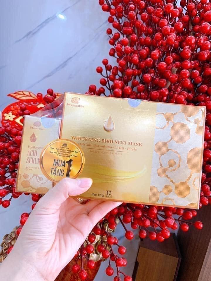 Mặt nạ dịch yến Whitening Face Mask ( MUA 1 TẶNG 1 )