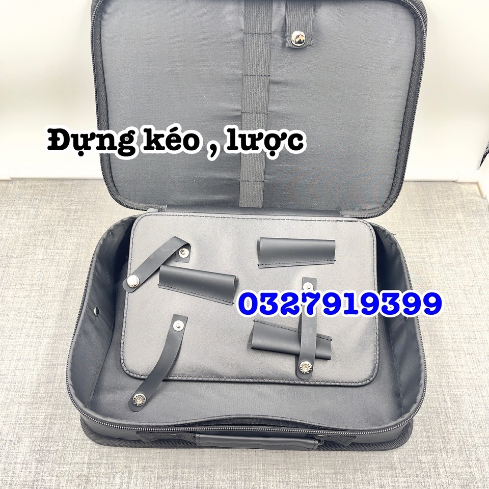 Tonyguy Barber Tool Bag A092 Large Size 34X25Cm with Simili Leather Strap Convenient for Barbers