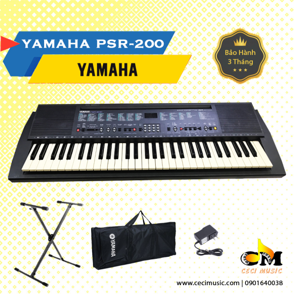 Đàn Organ Yamaha PSR200 Like new 90%, 61 phím cảm ứng, chơi được như piano, dành cho người mới chơi, trẻ em luyện ngón