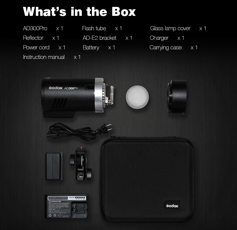 [HCM][Trả góp 0%]Đèn Flash Godox AD300 Pro - Godox AD300Pro