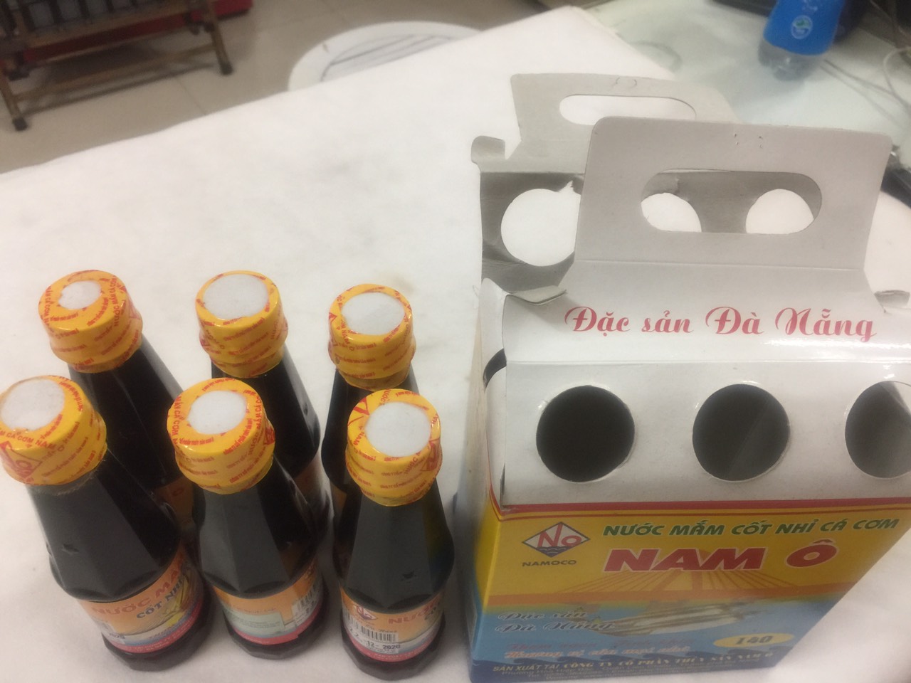 Combo 6 chai 250ml nước mắm cốt nhỉ cá cơm 40 độ đạm