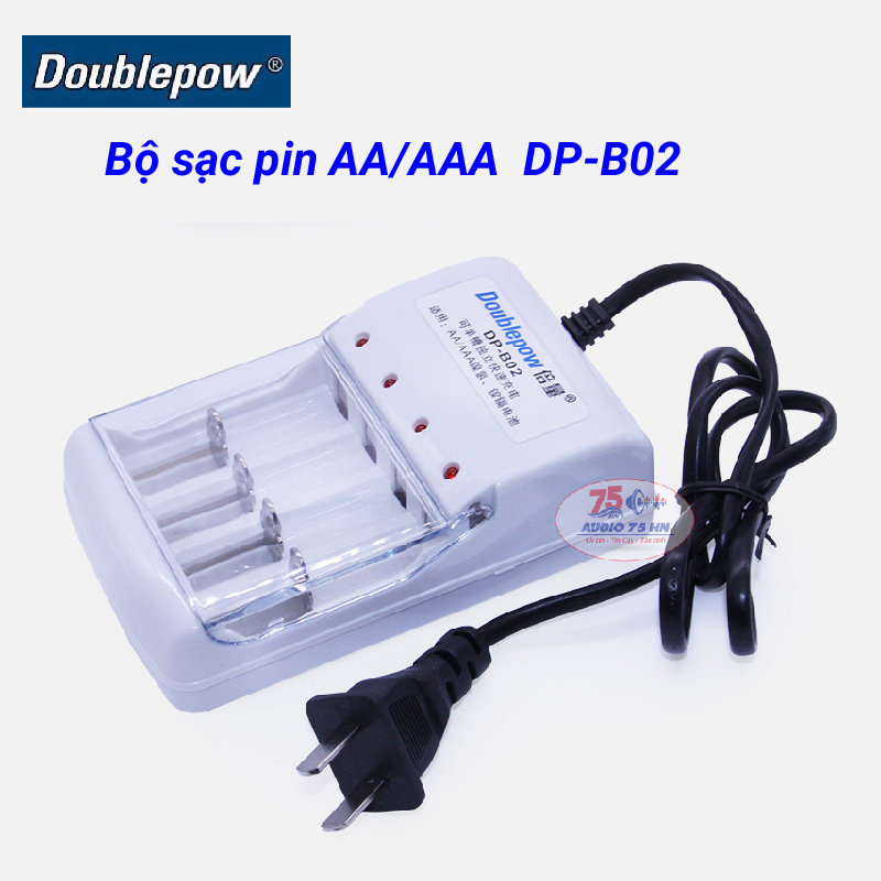 Bộ sạc pin aa/aaa doublepow dp-b02