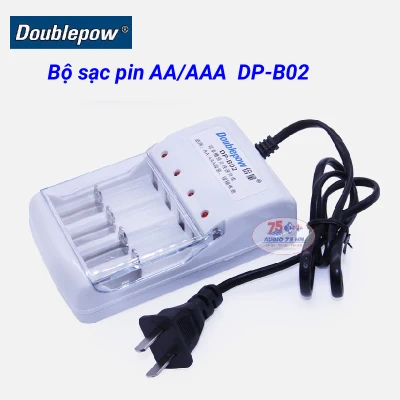 [Chính hãng] Bộ sạc pin AA/AAA Doublepow DP-B02