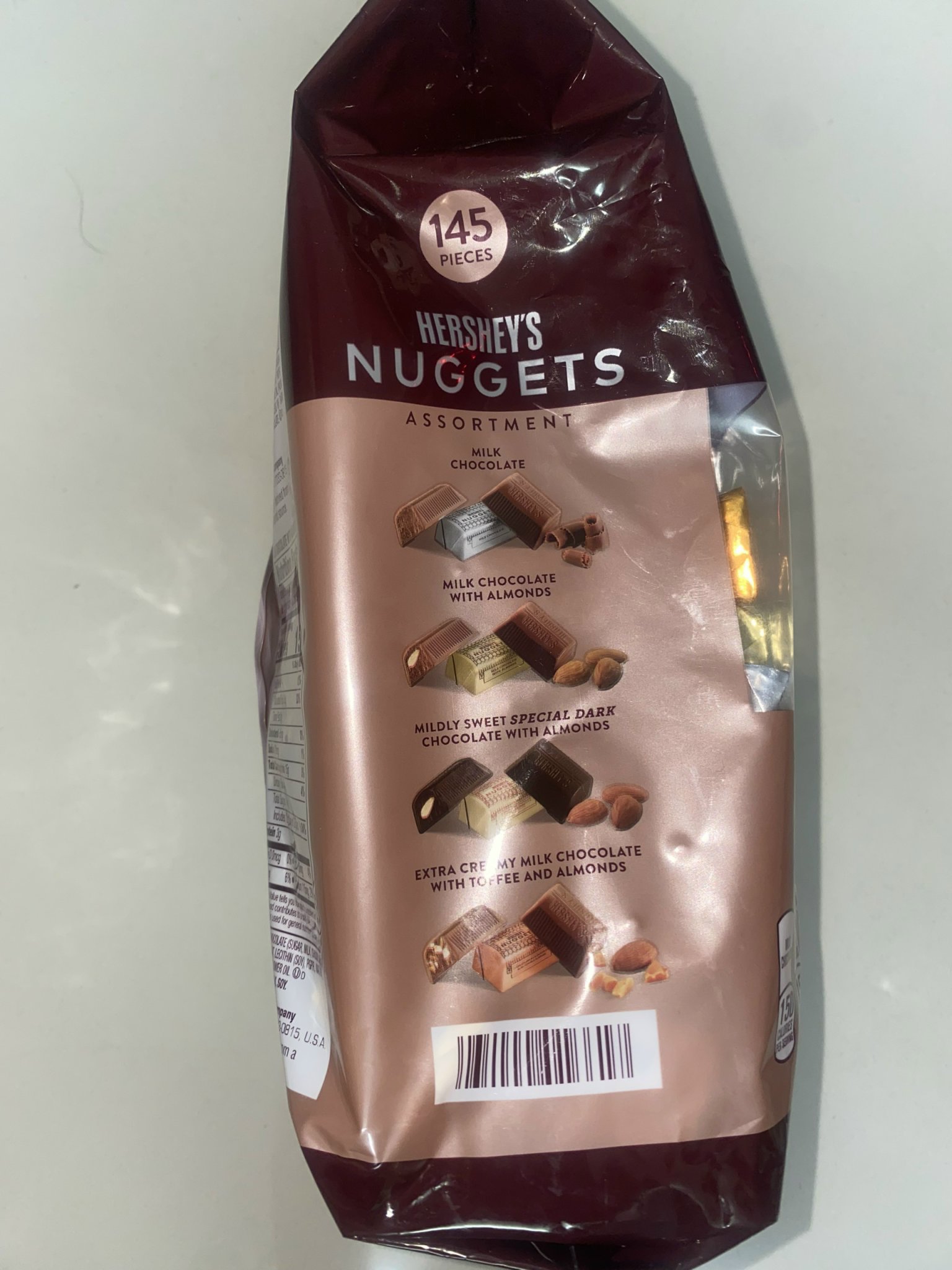 (Hàng MỸ)(07/2025)Socola Hershey's Nuggets Assortment (bán lẻ)