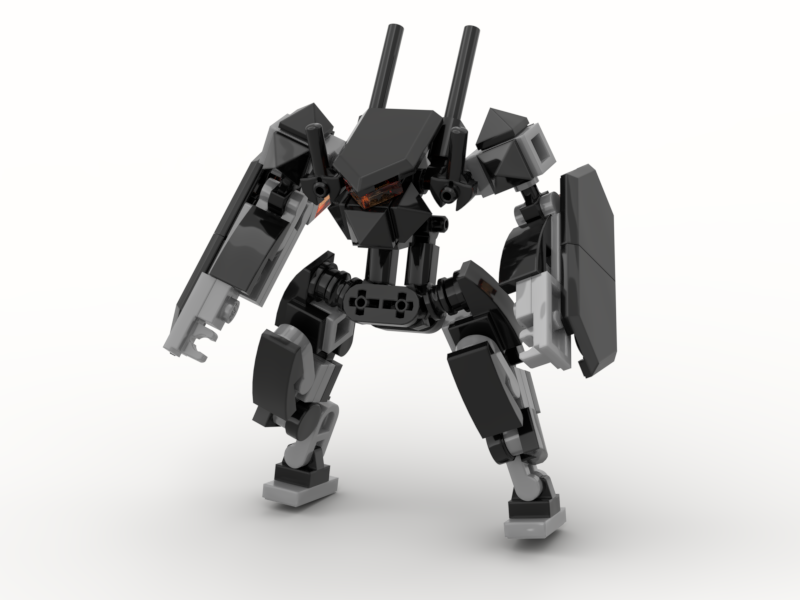 Đồ Chơi Lắp Ráp Robot Moc Mech Stamp
