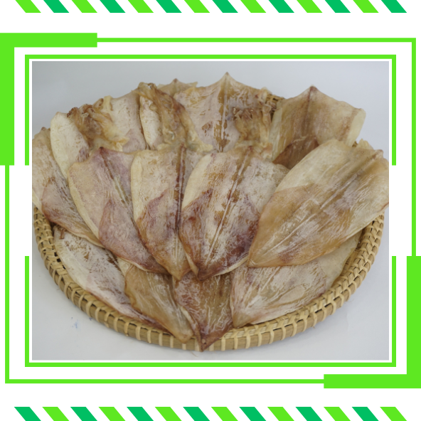 Mực khô câu nha trang, size 35-40 con/kg, gói 250gr - cá cơm khô nha trang