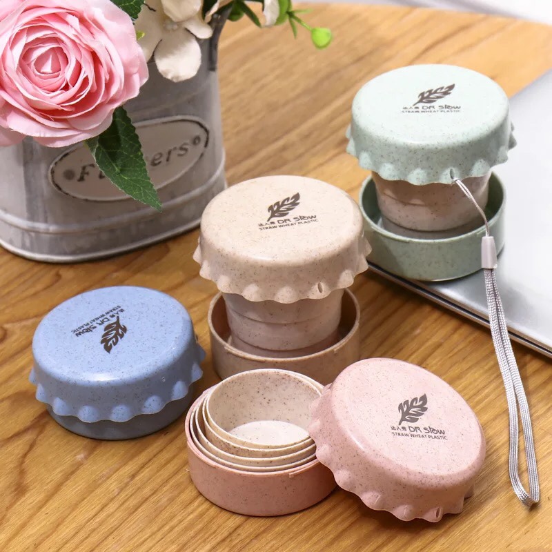 Cốc lúa mạch mini du lịch xếp gọn/ ly lúa mạch mini du lịch xếp gọn
