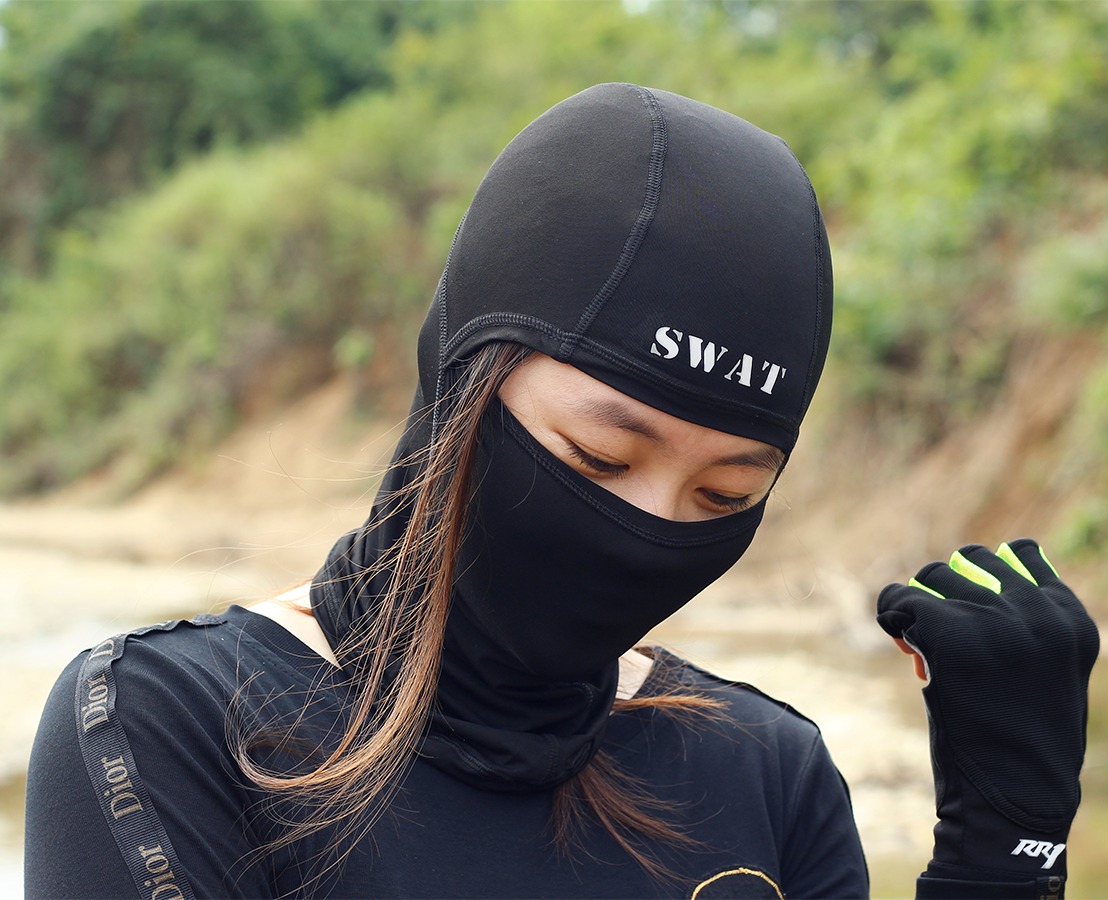Khăn trùm đầu Swat 3 in 1 full đen cao cấp
