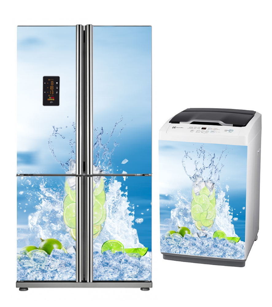 [HCM]COMBO DECAL DÁN TỦ LẠNH + MÁY GIẶT