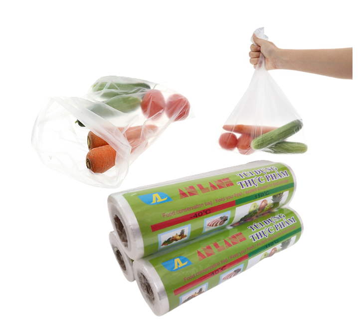 COMBO 2 CUỘN TÚI ĐỰNG THỰC PHẨM AN LÀNH 25cm x 35cm