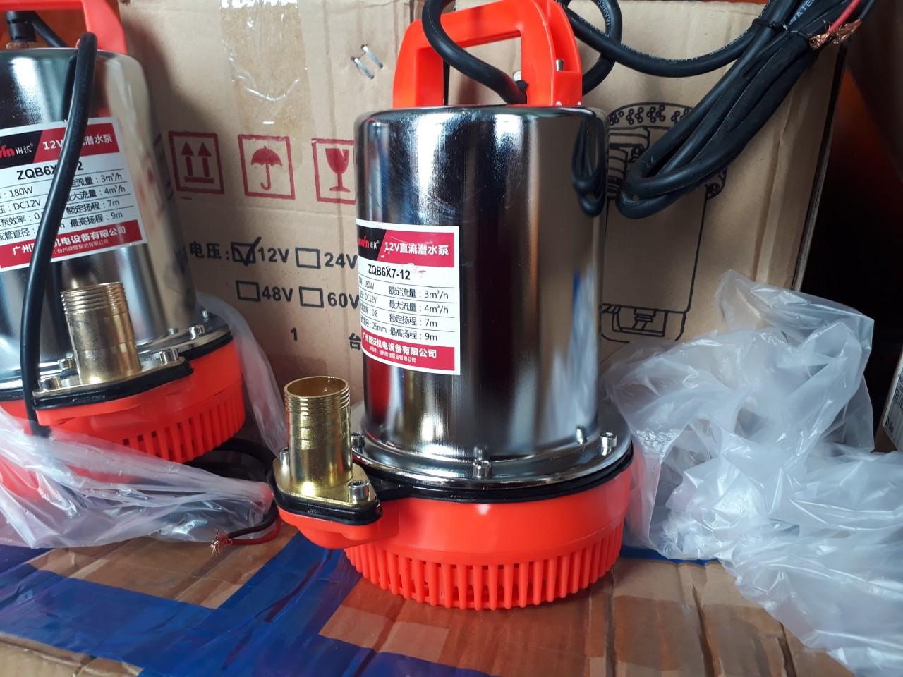 Bơm chìm Inox 12V - 180W