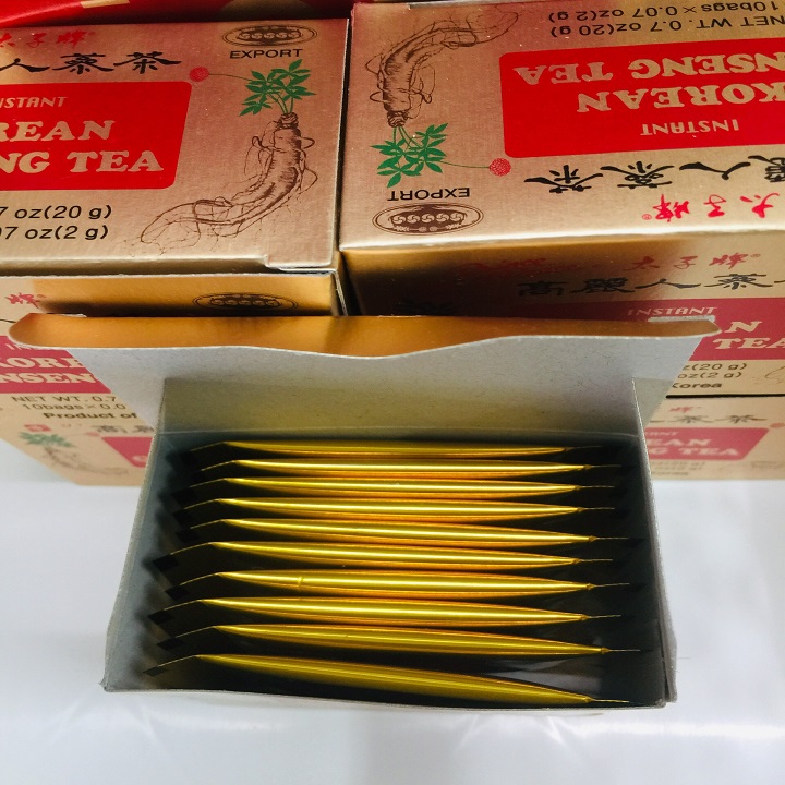 Trà Sâm Hàn Quốc Korean Ginseng Tea 100 gói, 200g
