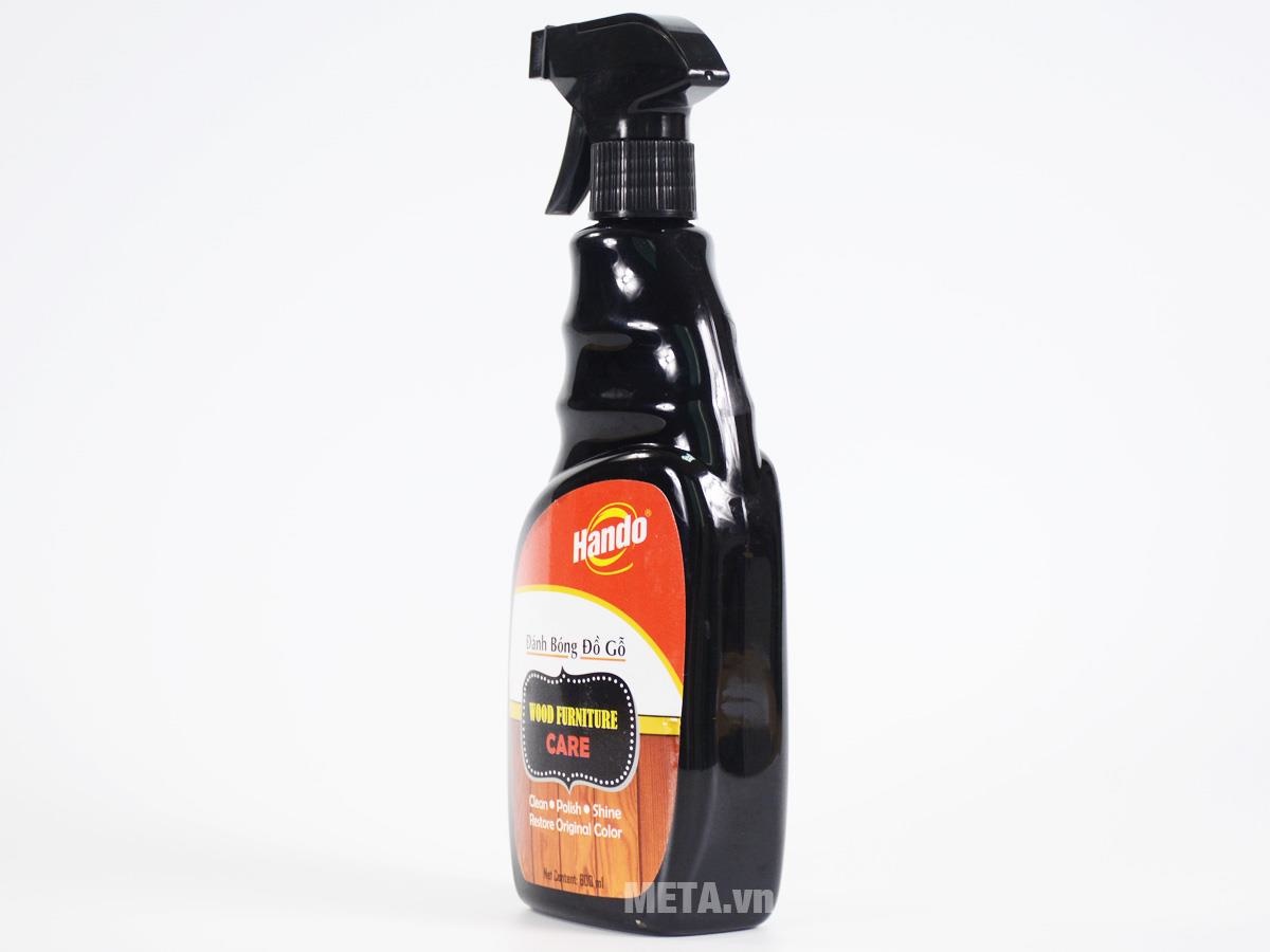 Chai xịt làm sạch và đánh bóng đồ gỗ Hando 600ml