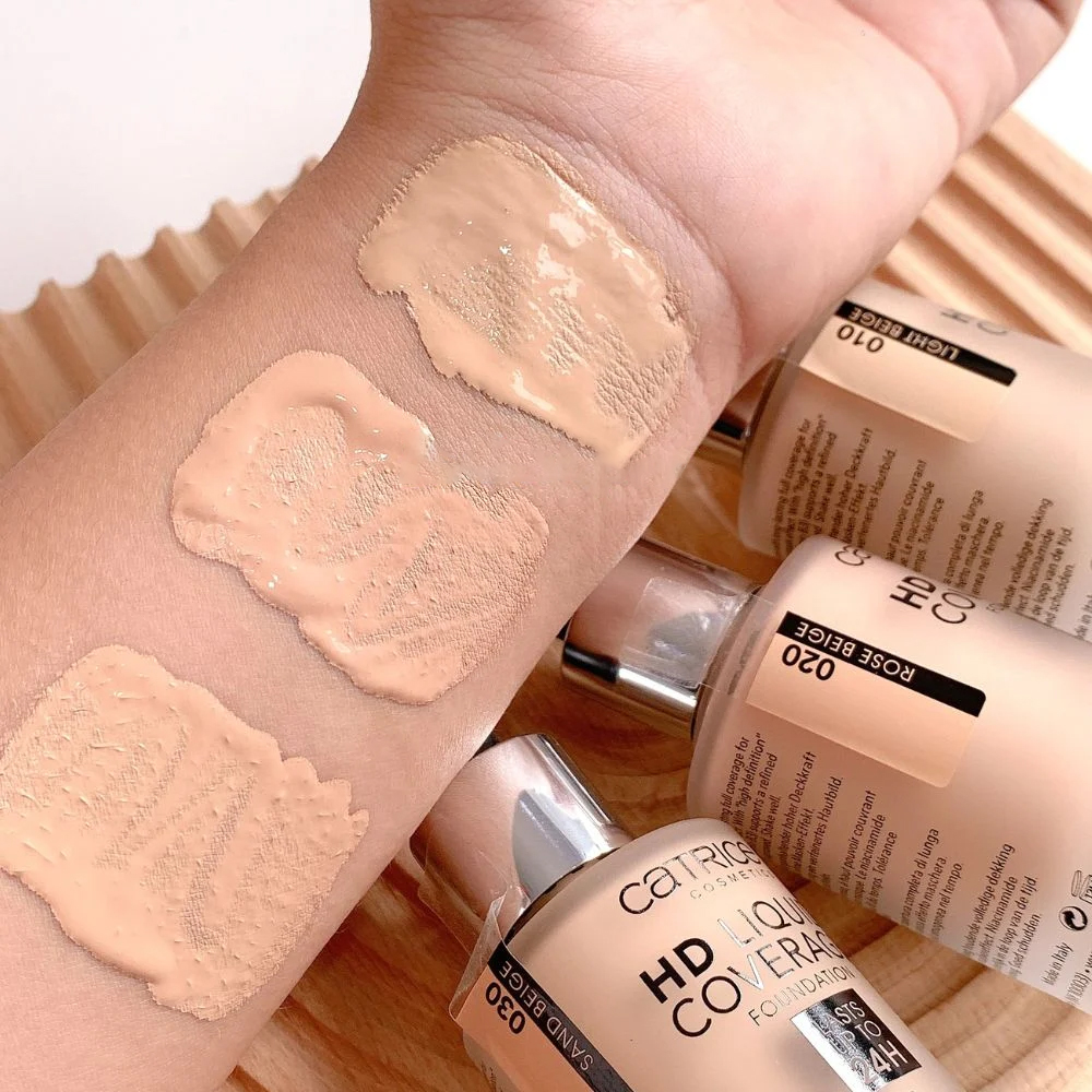 Kem Nền Kiềm Dầu, Che Phủ Tự Nhiên Catrice HD Liquid Coverage Foundation 30ml