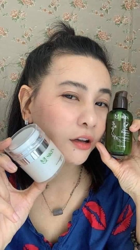 [HCM]Combo Kem Face Nhân Sâm MQ Skin + Serum Thay Da