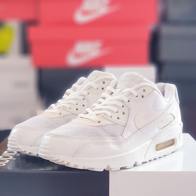 Giày Nike Air Max 90 White, Size 39, Real 2Hand | Lazada.Vn