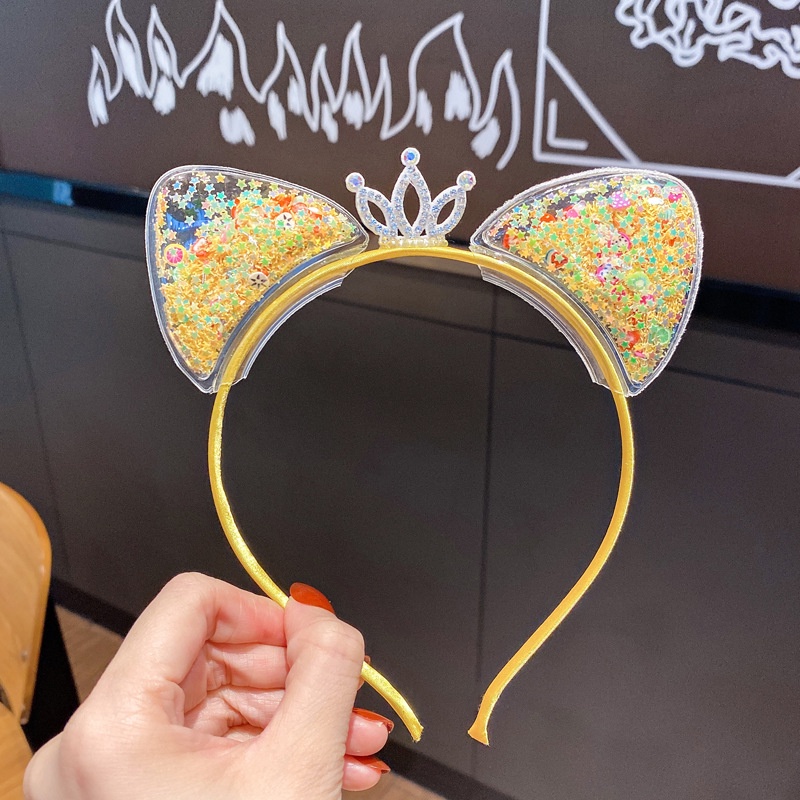 🍀Cài tóc tai mèo kim sa phong cách hàn quốc - cài tóc cho bé sành điệu🍀🍀🍀