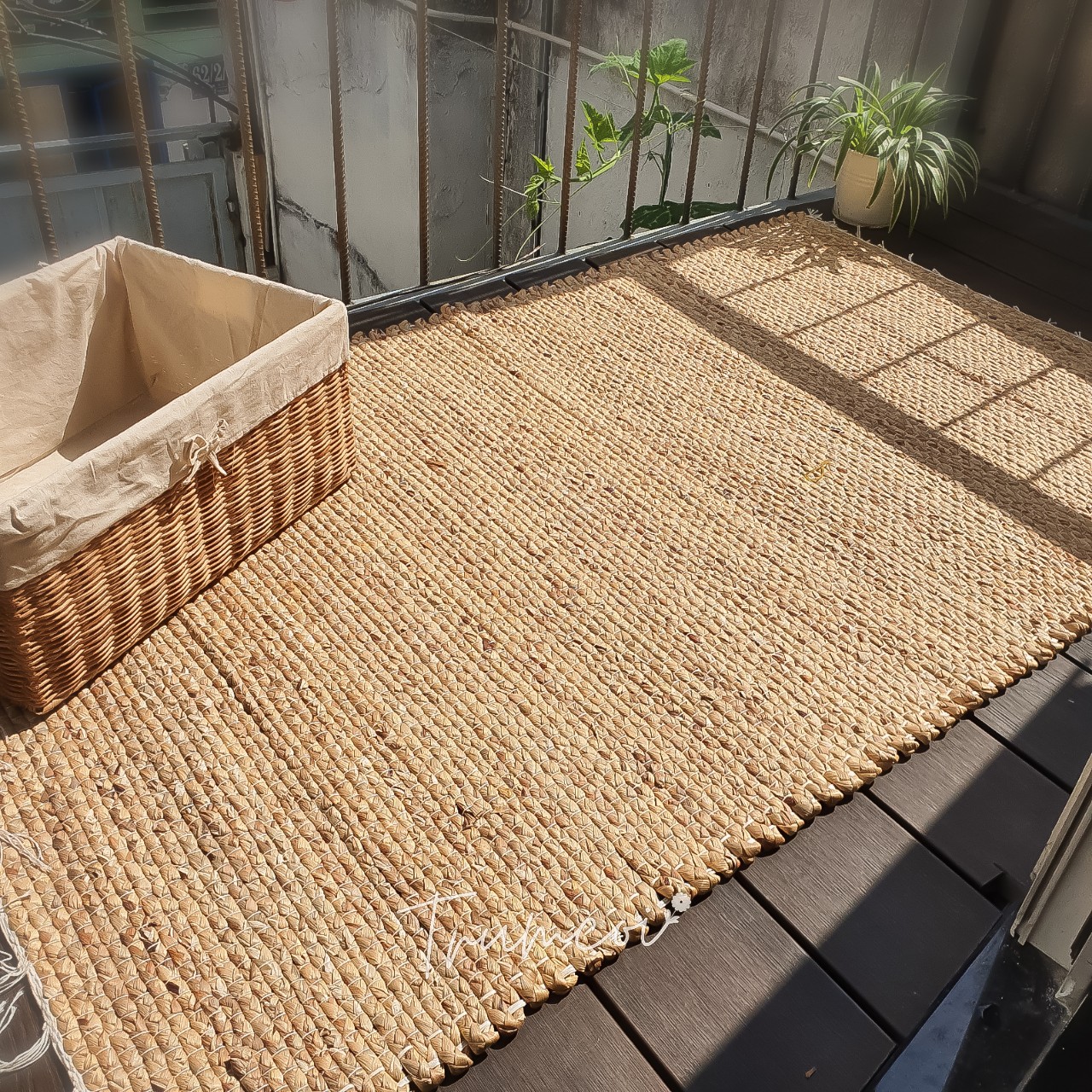 Thảm cói lót sàn chữ nhật bigsize (hàng đẹp)