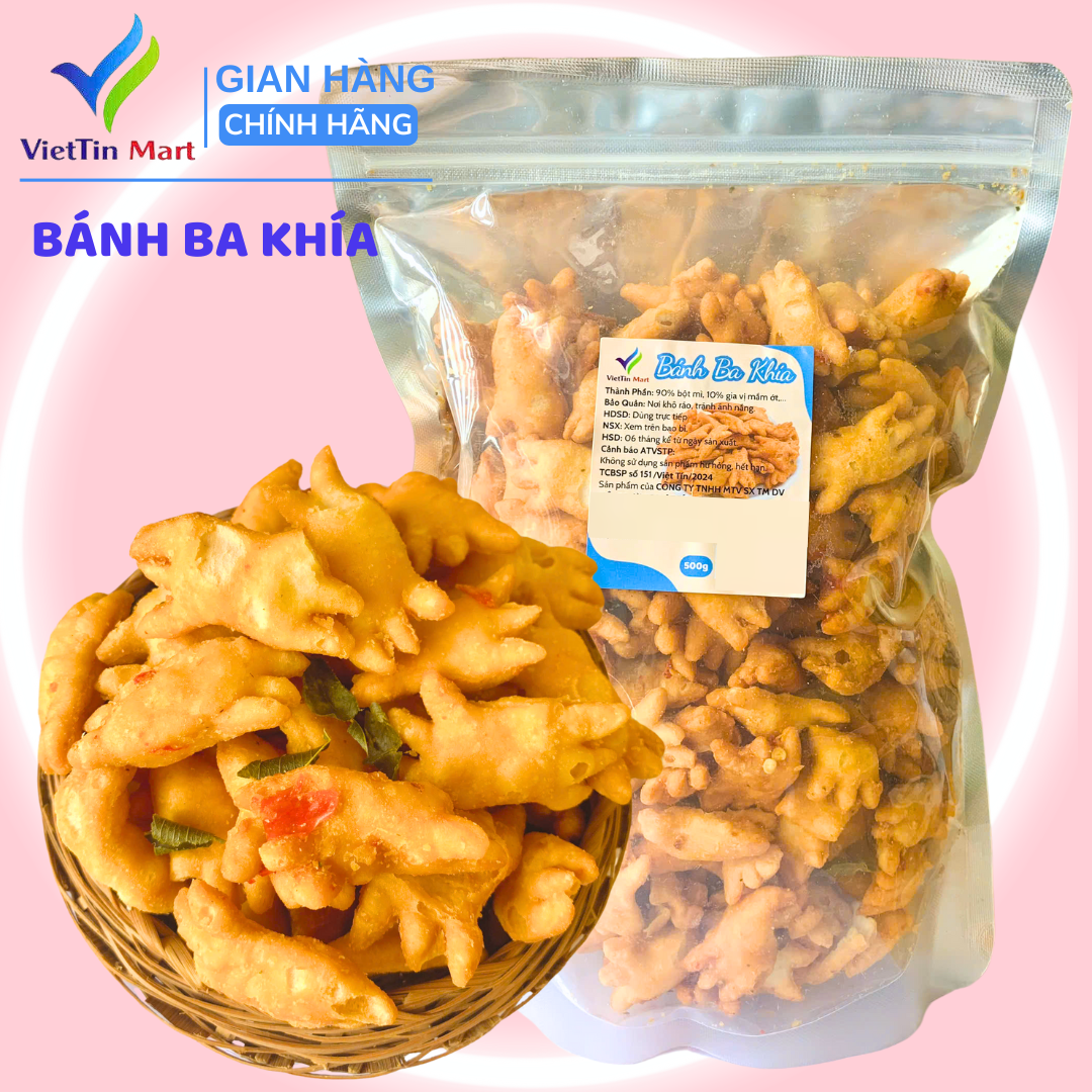 Snack ba khía mắm hành VIETTIN MART