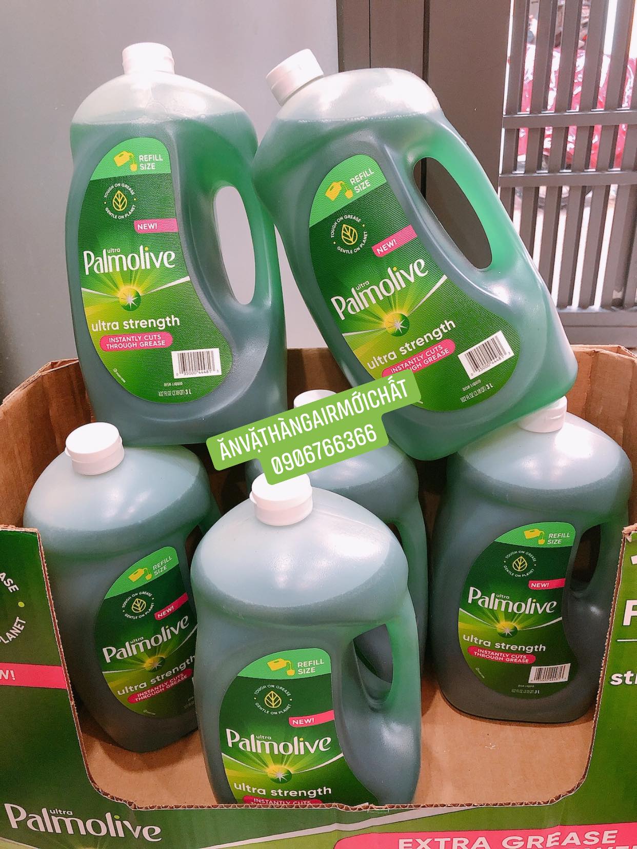 Nước rửa chén palmolive ultra strength 3 lít của mỹ