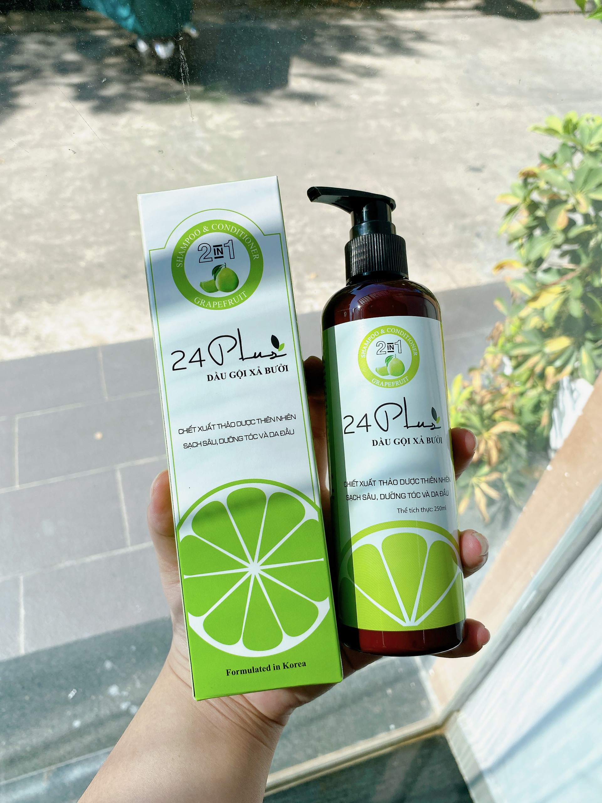 Dầu gội xả bưởi kích mọc tóc 24Plus 500ml
