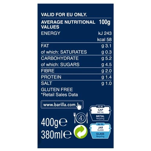 [400g - ARRABBIATA] XỐT CÀ CHUA ỚT [Italia] BARILLA Arrabbiata with Chilli Peppers (anm-hk)