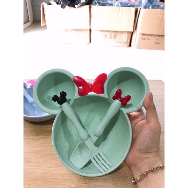 BÁT ĂN DẶM MICKY LOẠI ĐẸP