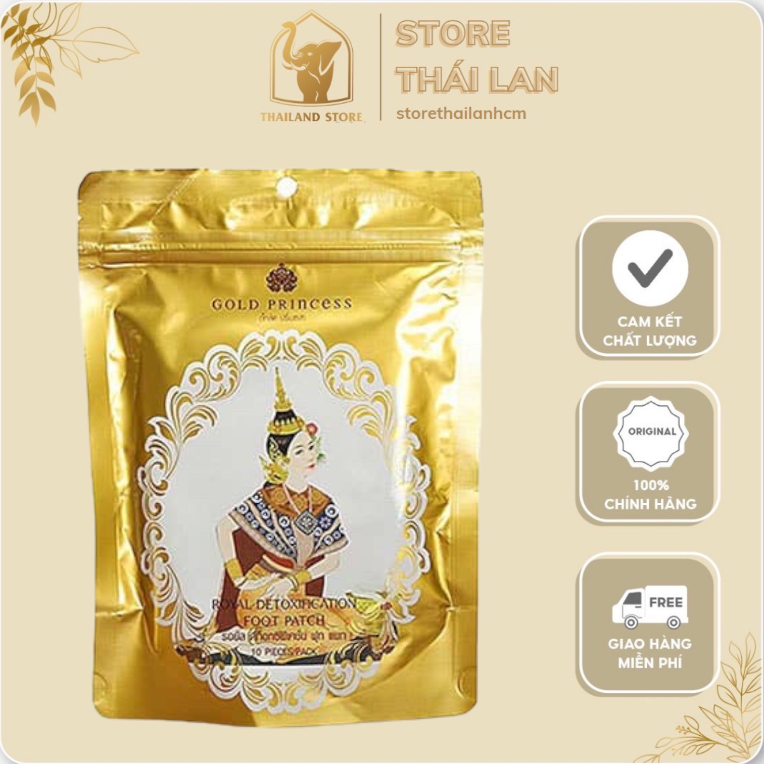 Miếng dán thải độc chân Thái Lan 10 miếng hiệu quả