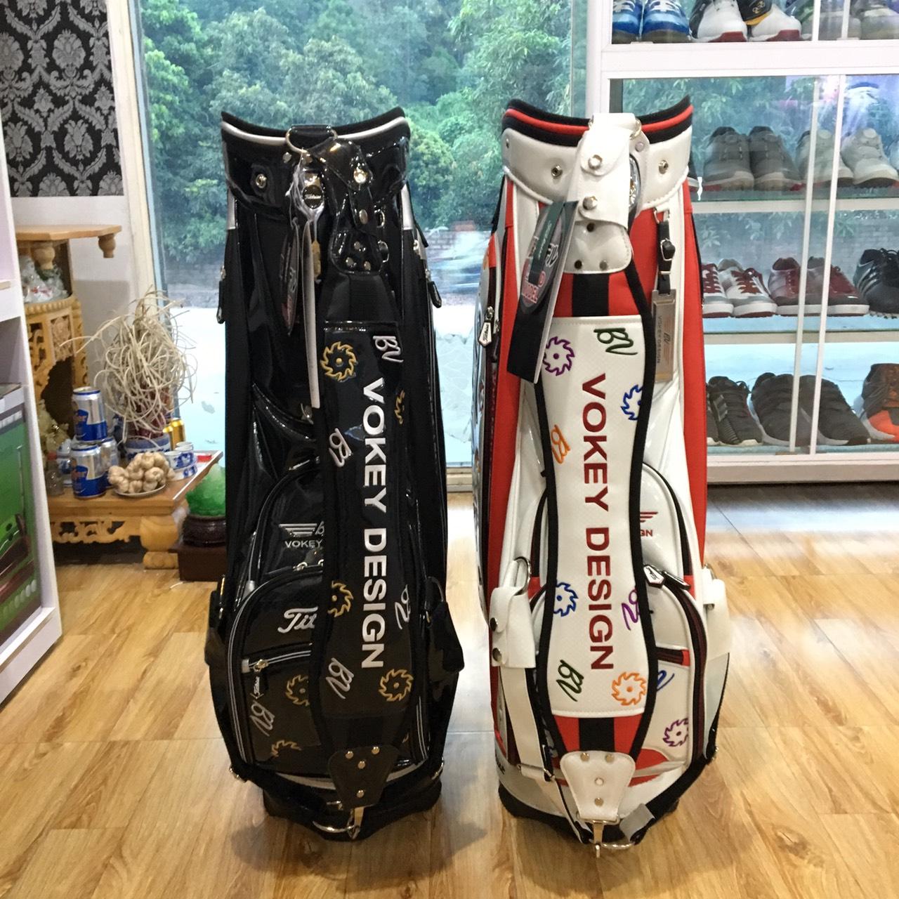 Túi gậy golf ttl shop golf hồng nhung tặng kèm 1 túi tập mini 작은 운동가방 1개가 함께 제공됩니다