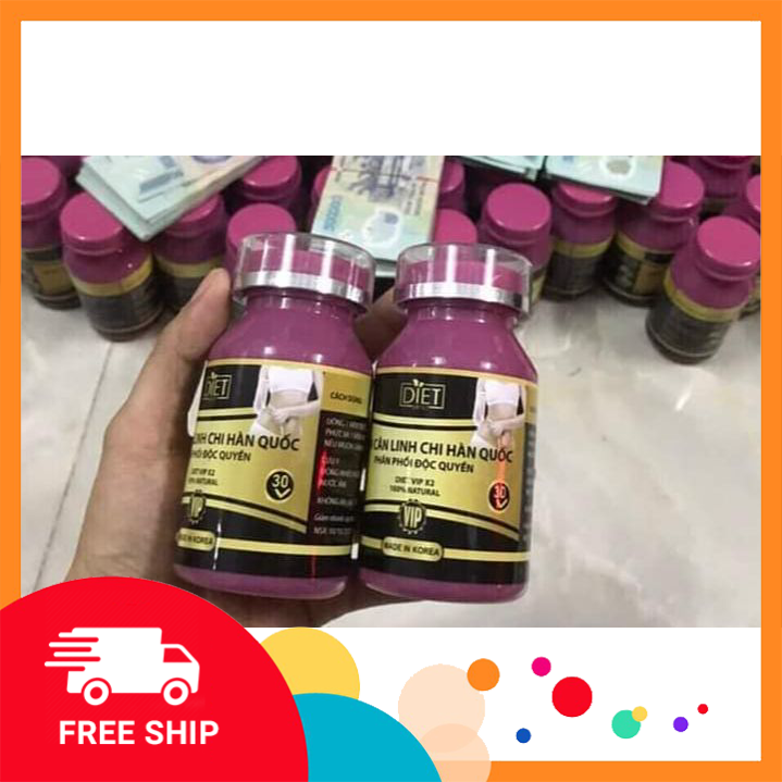 Giảm cân linh chi hàn quốc diet vip x2 mẫu mới -giảm cân an toàn hiệu quả
