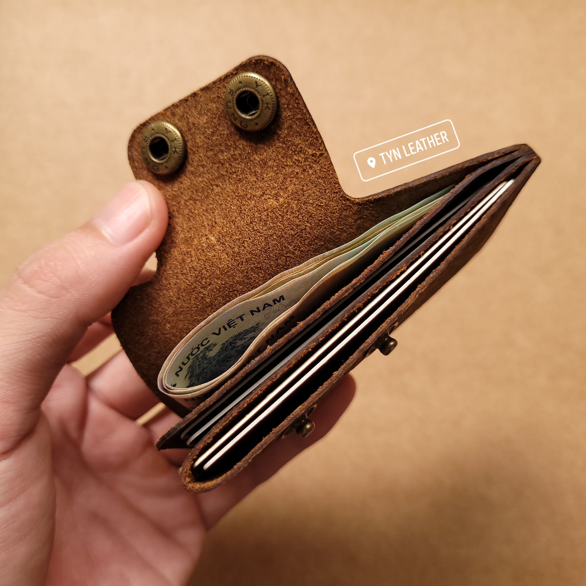 Ví Card Holder 4, Ví Mini - Đồ Da Thủ Công Tynleather