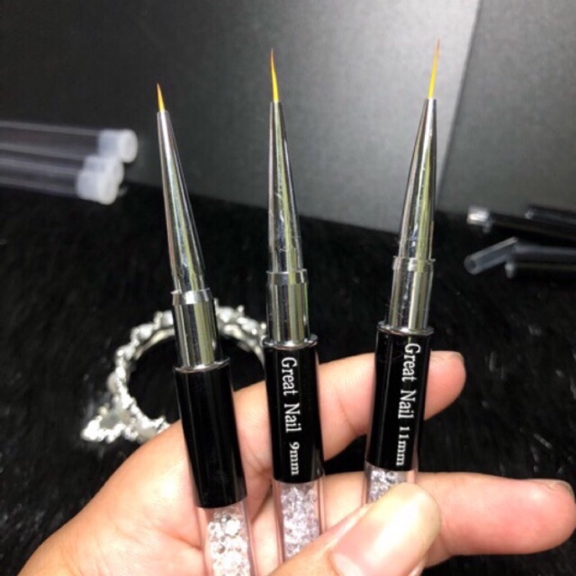 Cọ Vẽ Nét Cán Đá 5mm, 9mm, 11mm - sinailmi