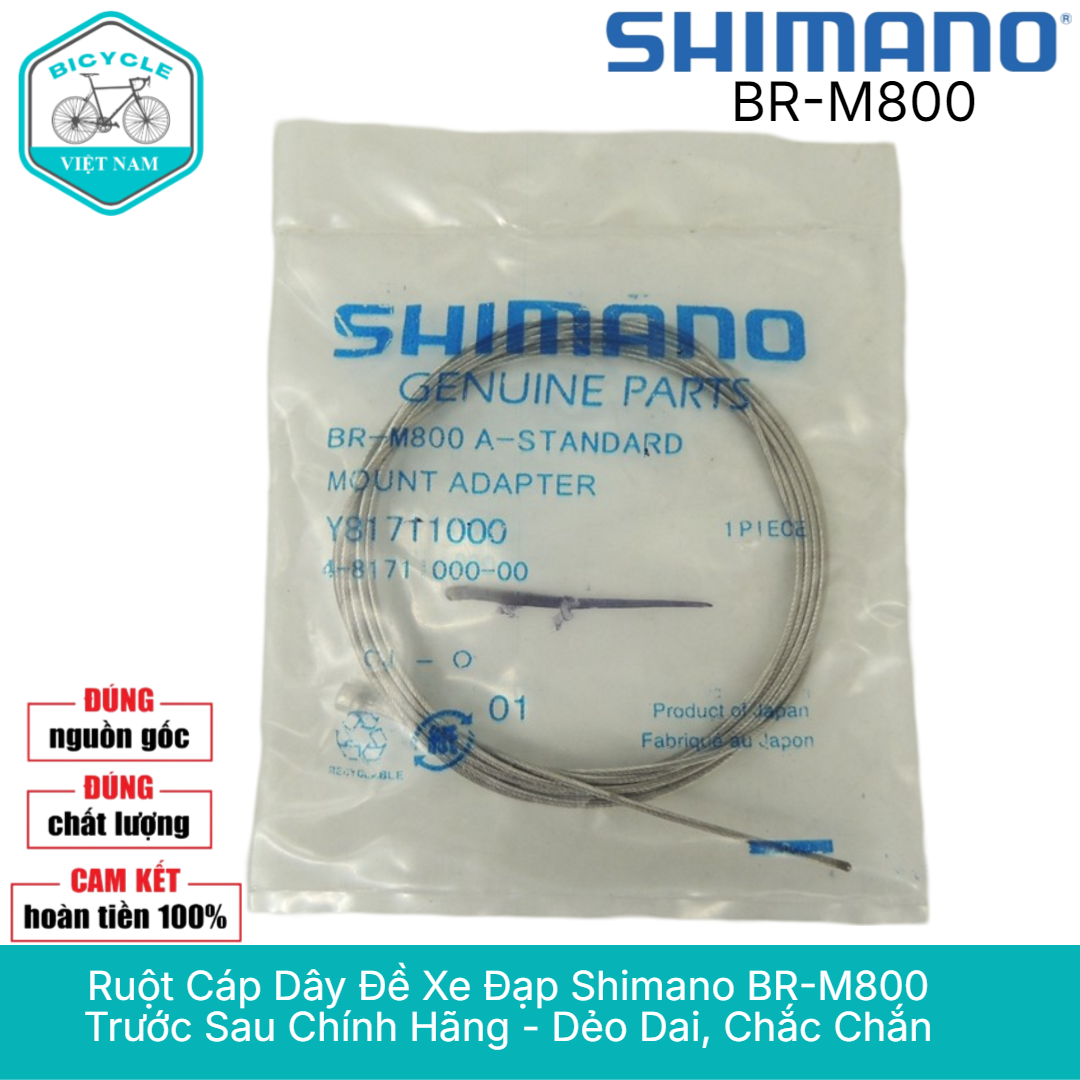 Ruột Cáp Dây Đề Xe Đạp Shimano BR-M800 Trước Sau Chính Hãng - Dẻo Dai, Chắc Chắn