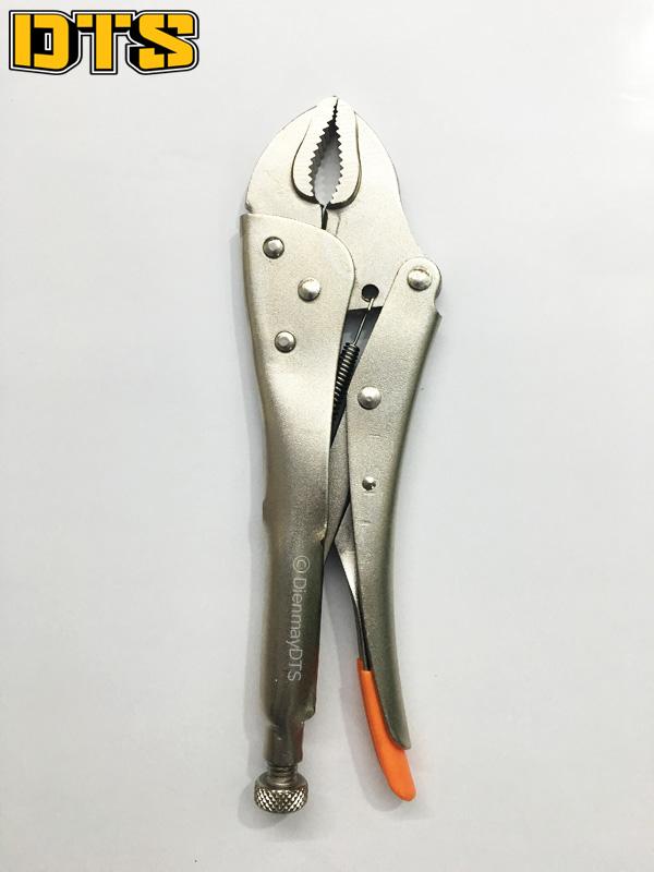 Kìm chết mỏ cong ASAKI AK-8258 10 inch 250mm kìm bấm chết cao cấp dụng cụ sửa chữa cơ khí cầm tay thép cứng siêu bền chính hãng