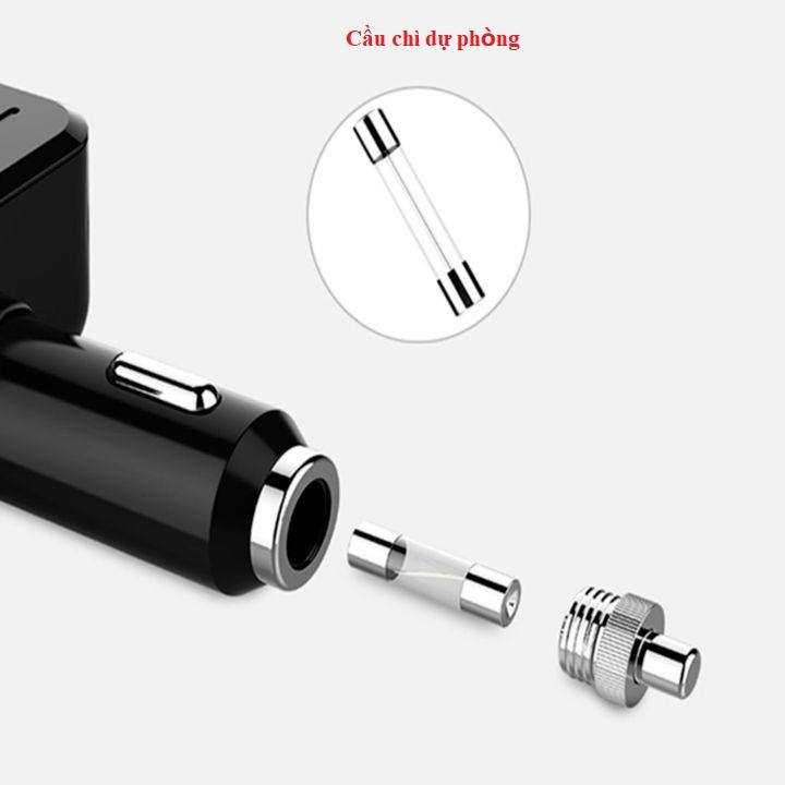 Bộ chia tẩu sạc ô tô, xe hơi HY-32 điện áp 3.1A, công suất 80W