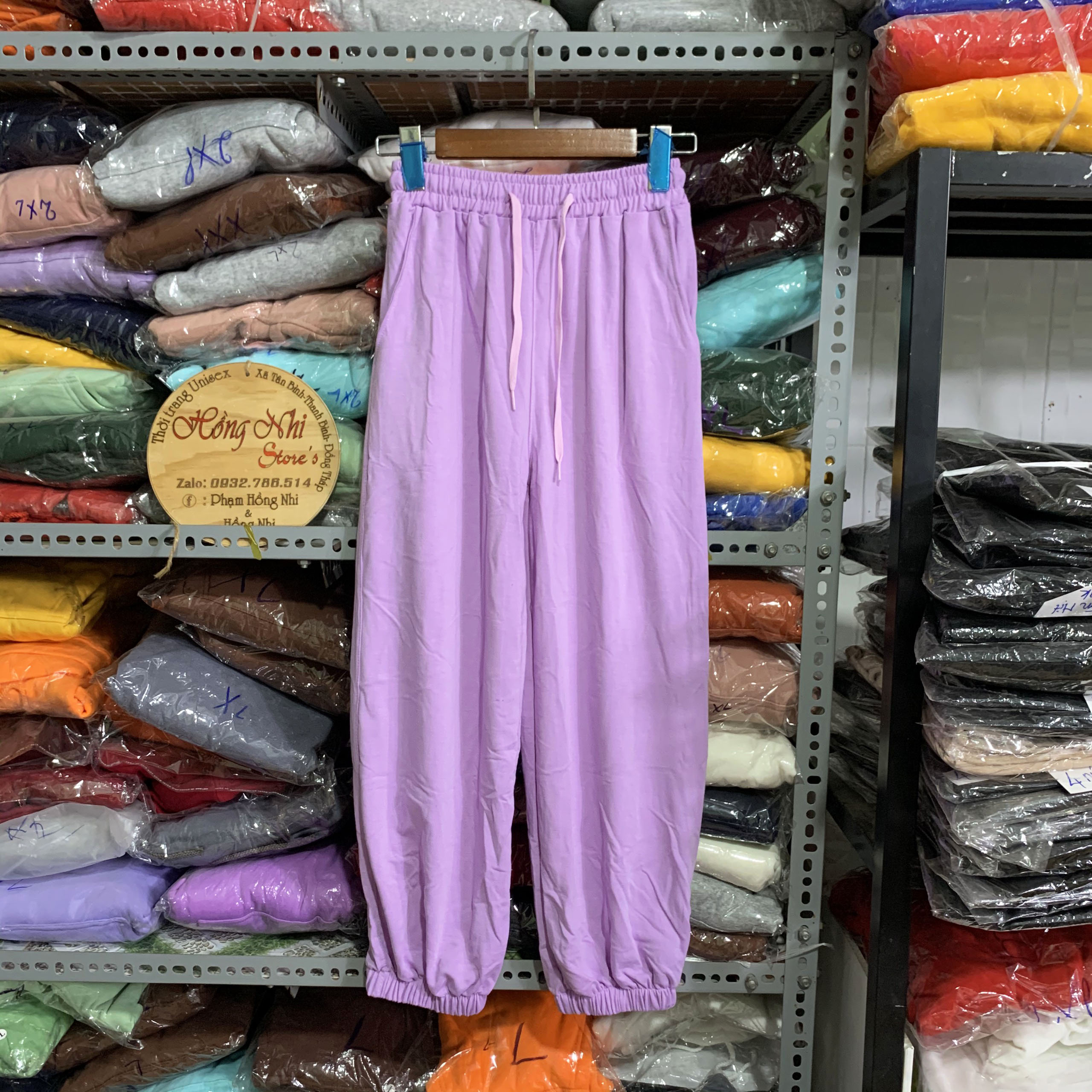 Quần Jogger Basic Pant Ulzzang Unisex Jogger Trơn Bo Lai - MM