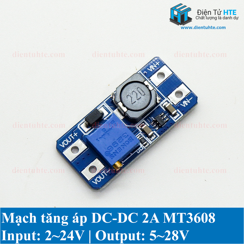 Mạch tăng áp dc-dc 2a mt3608