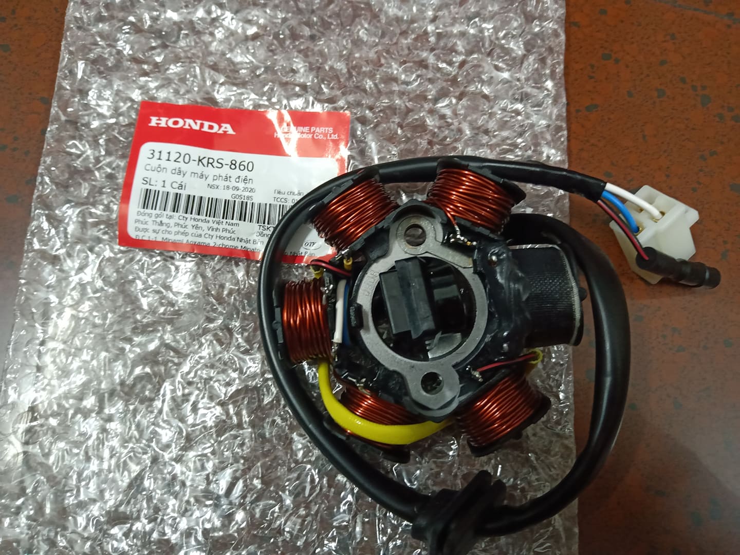 MÂM LỬA HONDA WAVE ALPHA 100 / FUTURE 1 / WAVE THÁI / RS 100 ZIN