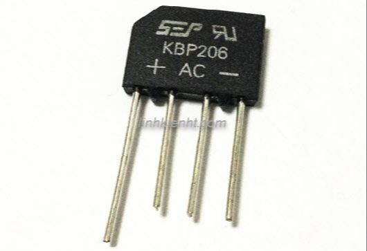 15 con cầu đi ốt cầu diode cầu chỉnh lưu 2a kbp206 2a 600v