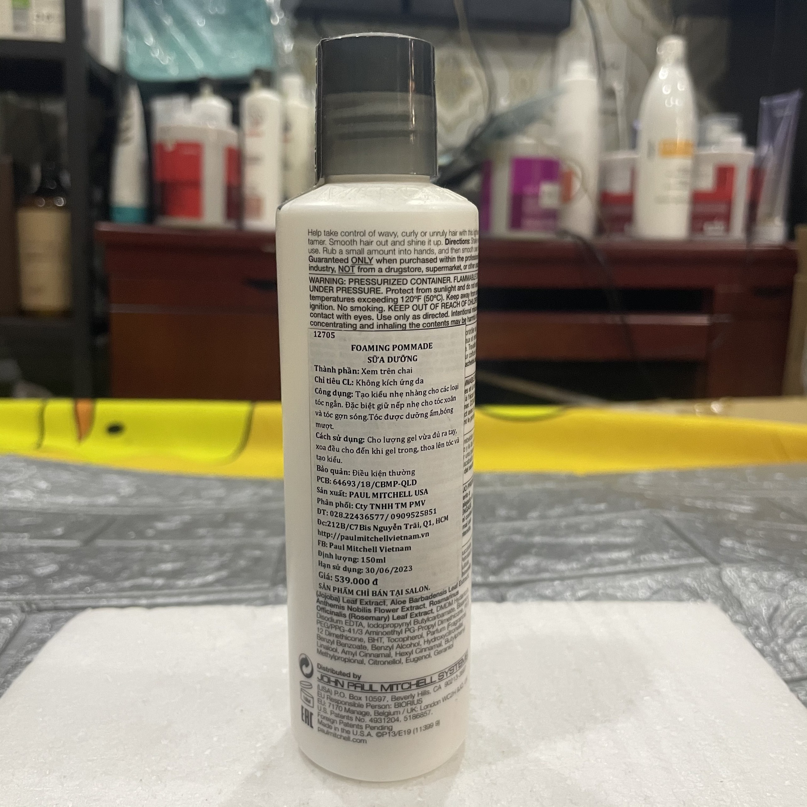 Sữa dưỡng tạo kiểu Paul Mitchell Foaming Pommade 150ml