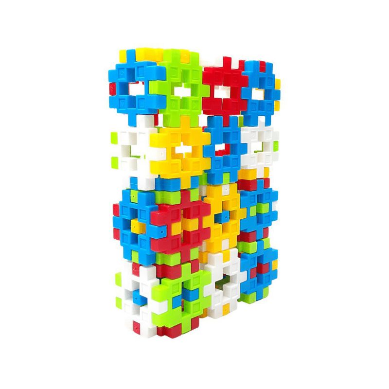 Bộ Xếp Hình 55 Chi Tiết Bé Kt 8×8 Cm