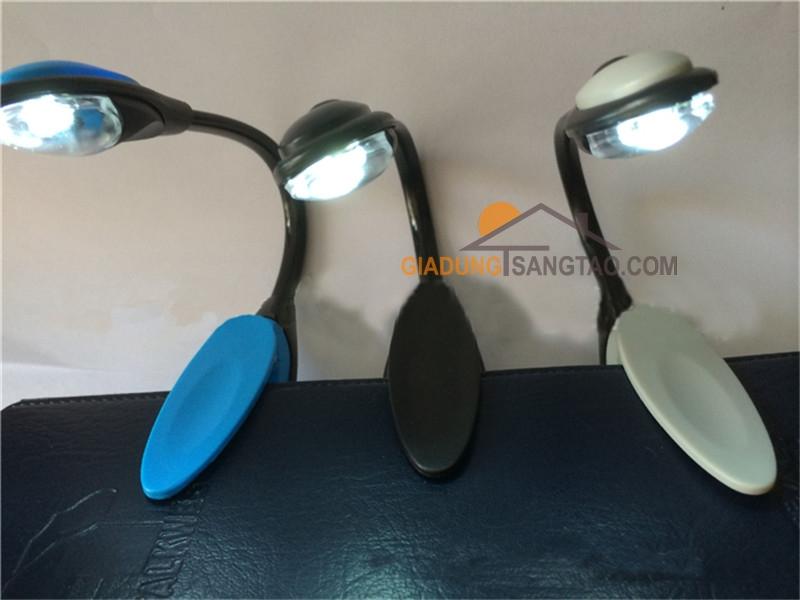 Đèn đọc sách mini đa năng đế kẹp