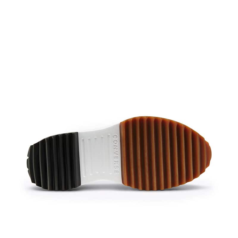 Converse Run Star Hike Canvas Platform Unisex Sneakers - Black/White/Gum