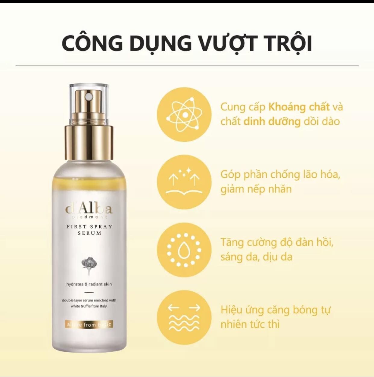 💫💫XỊT KHOÁNG D'ALBA WHITW TRUFLE SERUM SUPREME